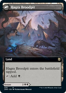 Hagra Mauling // Hagra Broodpit Card Back