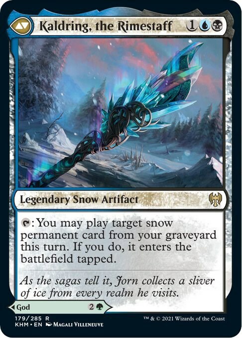 Jorn, God of Winter // Kaldring, the Rimestaff Card Back