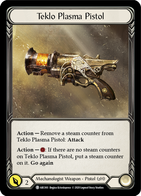 Runechant // Teklo Plasma Pistol Card Back