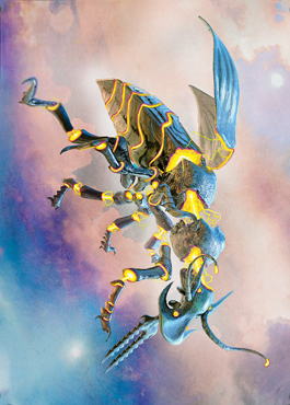 Art Series: Zabaz, the Glimmerwasp Card Back