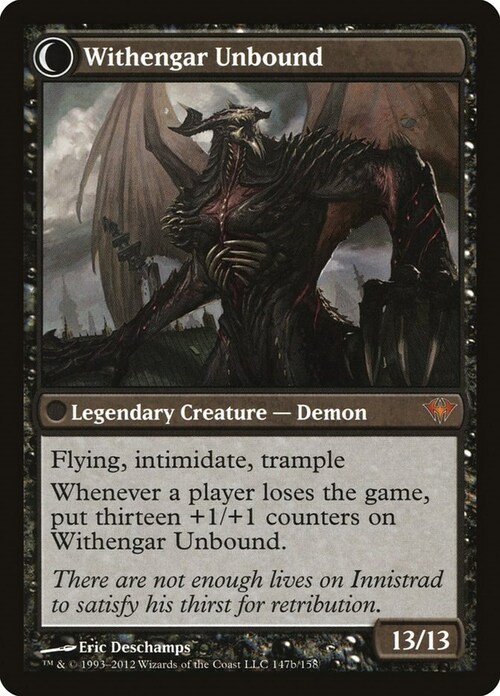 Elbrus, the Binding Blade // Withengar Unbound Card Back