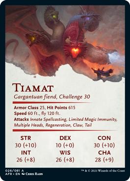 Art Series: Tiamat Card Back