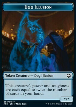 Guenhwyvar // Dog Illusion Card Back