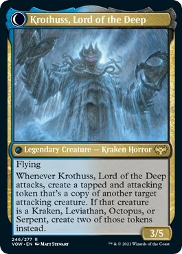 Runo Stromkirk // Krothuss, Lord of the Deep Card Back