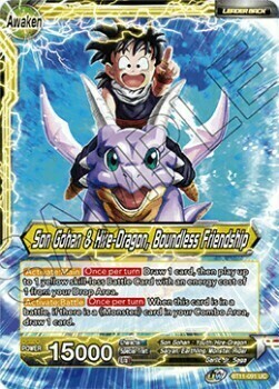 Son Gohan // Son Gohan & Hire-Dragon, Boundless Friendship Card Back