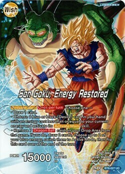 Dende // Son Goku, Energia Ricaricata Card Back