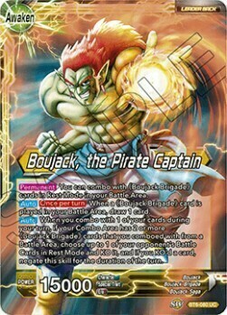 Boujack // Boujack, Capitano Pirata Card Back