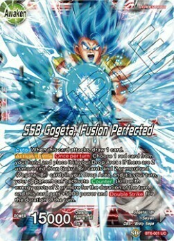 Son Goku and Vegeta // SSB Gogeta, Fusion Perfected Card Back