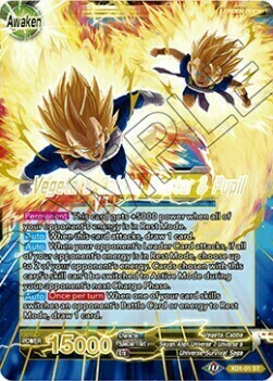 Cabba // Vegeta & Cabba, Master & Pupil Card Back