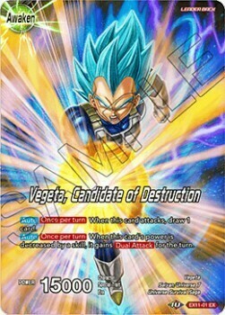 Vegeta // Vegeta, Candidate of Destruction Card Back