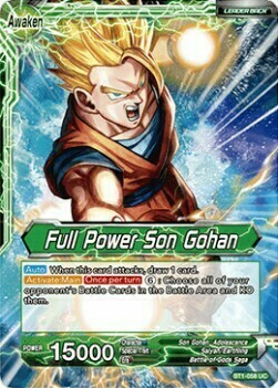 Son Gohan // Full Power Son Gohan Card Back