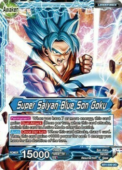 Son Goku // Super Saiyan Blue Son Goku Card Back