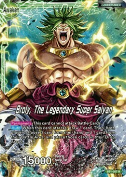 Broly // Broly, The Legendary Super Saiyan Card Back