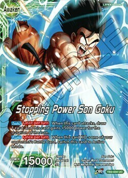 Son Goku // Stopping Power Son Goku Card Back