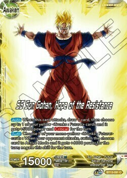 Son Gohan // SS Son Gohan, Hope of the Resistance Card Back