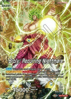 Broly // Broly, Recurring Nightmare Card Back