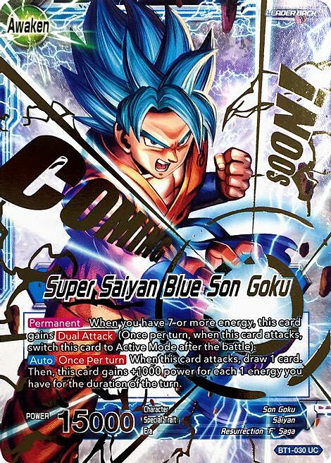 Son Goku // Super Saiyan Blue Son Goku Card Back