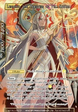 Lenneth, the Priestess of Vell-Savaria // Lenneth, the Priestess of Vell-Savaria Card Back