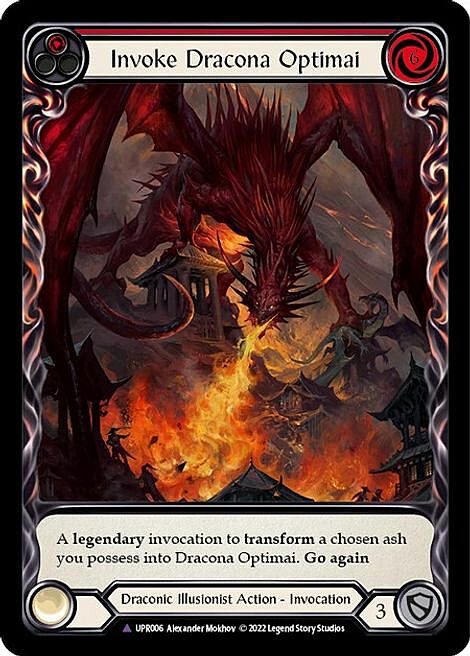 Invoke Dracona Optimai // Dracona Optimai Card Back