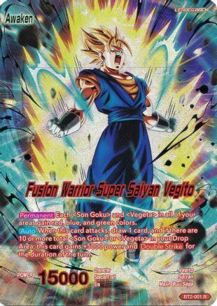 Vegito // Fusion Warrior Super Saiyan Vegito Parte Posterior