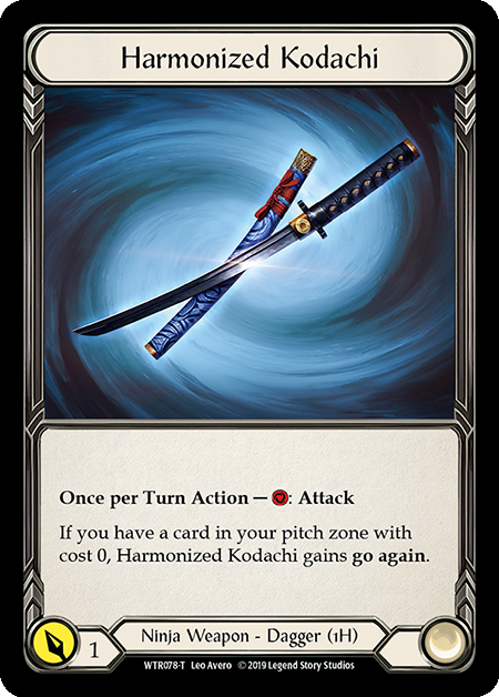 Rhinar // Harmonized Kodachi Card Back