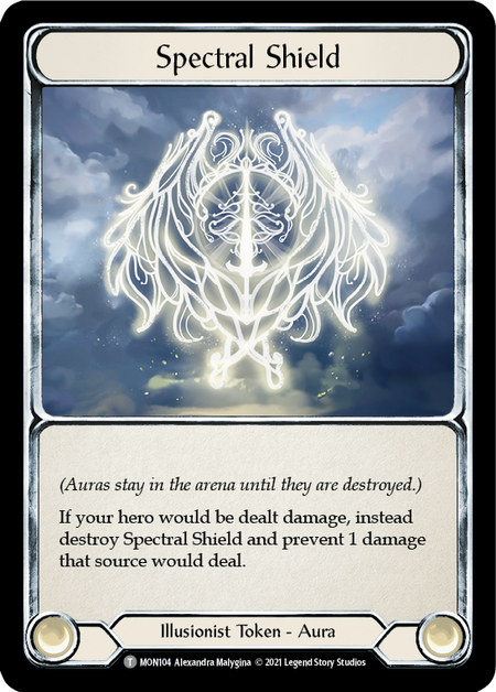 Hatchet of Body // Spectral Shield Card Back