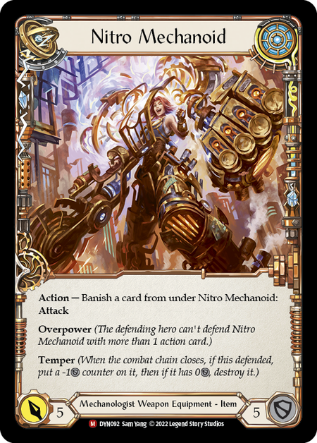 Construct Nitro Mechanoid // Nitro Mechanoid Card Back