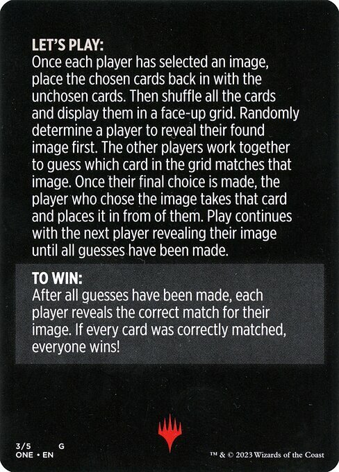 Magic Minigame: Cyber Simulacrum Card Back