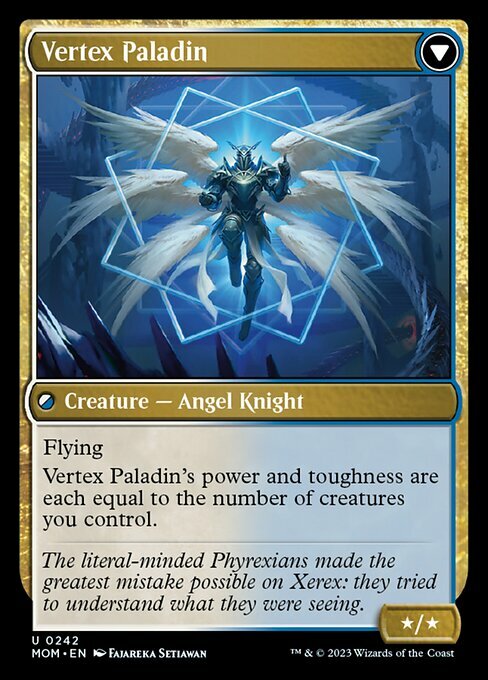 Invasion of Xerex // Vertex Paladin Card Back