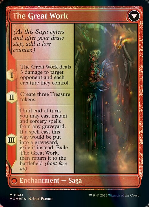 Urabrask // The Great Work Card Back