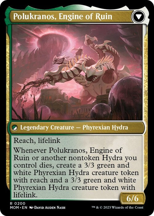 Polukranos Reborn // Polukranos, Engine of Ruin Card Back