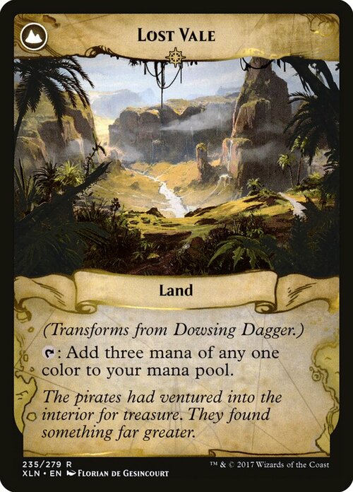 Dowsing Dagger // Lost Vale Card Back