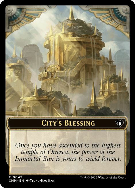 Daretti, Scrap Savant Emblem // City's Blessing Card Back