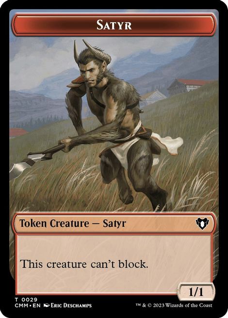 Satyr // Treasure Card Back