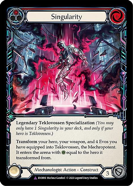 Singularity // Teklovossen, the Mechropotent Card Back