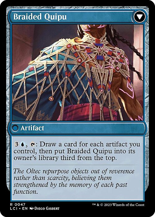 Braided Net // Braided Quipu Card Back