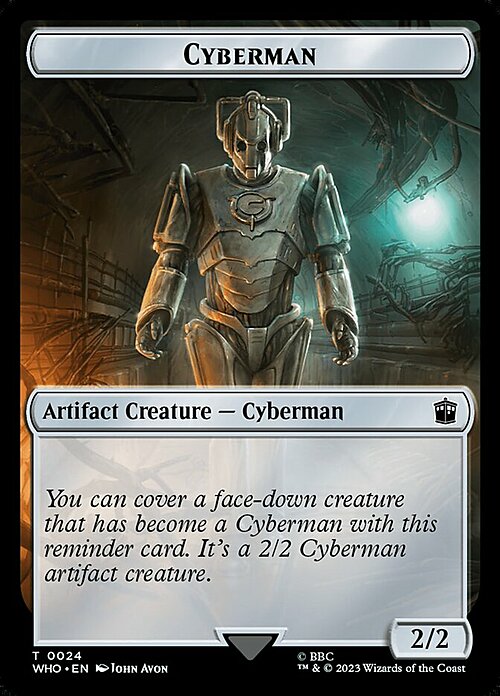 Alien Angel // Cyberman Card Back