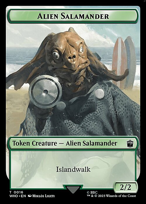 Dalek // Alien Salamander Card Back