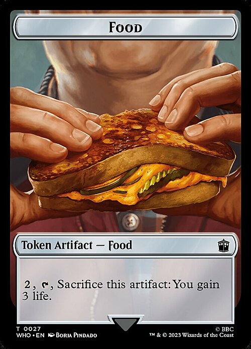 Human Rogue // Food Card Back