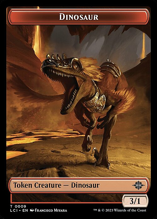 Dinosaur // Treasure Card Back