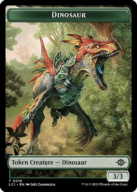 Dinosaur // Map Card Back