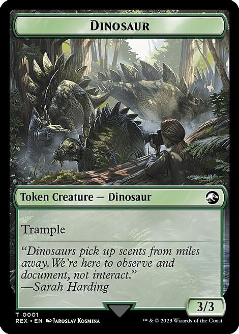 Dinosaur // Map Card Back