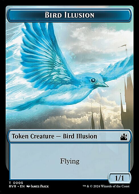 Bird Illusion // Elf Knight Card Back