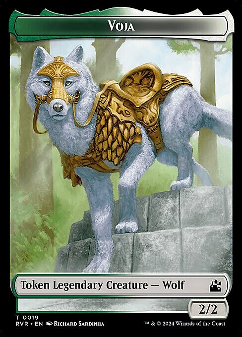 Voja Wolf // Elf Knight Card Back