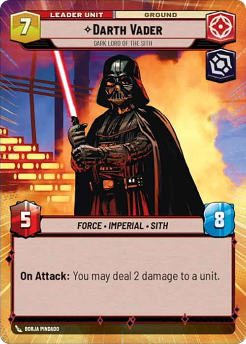 Darth Vader - Dark Lord of the Sith Card Back