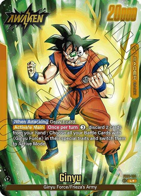 Ginyu Card Back