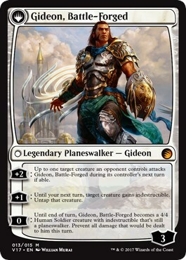 Kytheon, Hero of Akros // Gideon, Battle-Forged Card Back