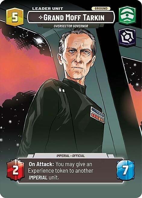 Grand Moff Tarkin - Oversector Governor Card Back