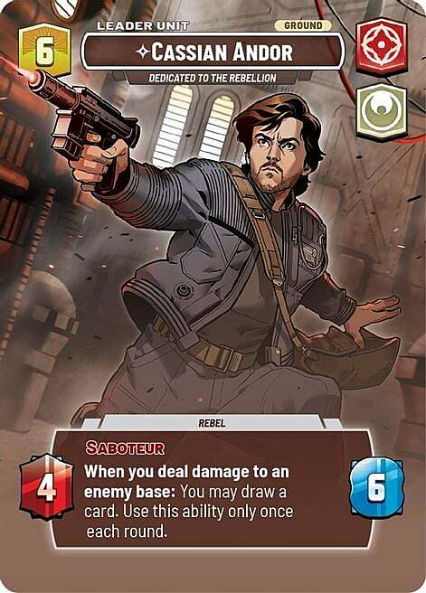 Cassian Andor - Dedicated to the Rebellion Card Back