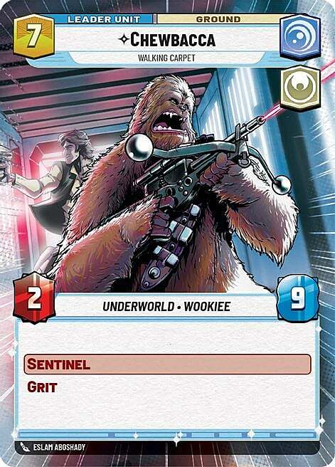 Chewbacca - Walking Carpet Card Back